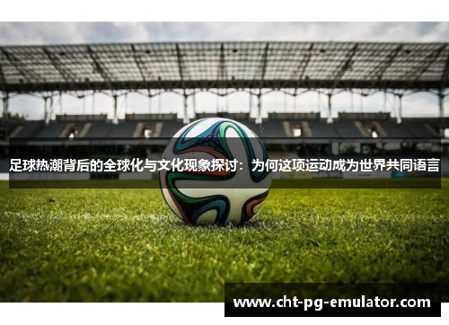 足球热潮背后的全球化与文化现象探讨：为何这项运动成为世界共同语言